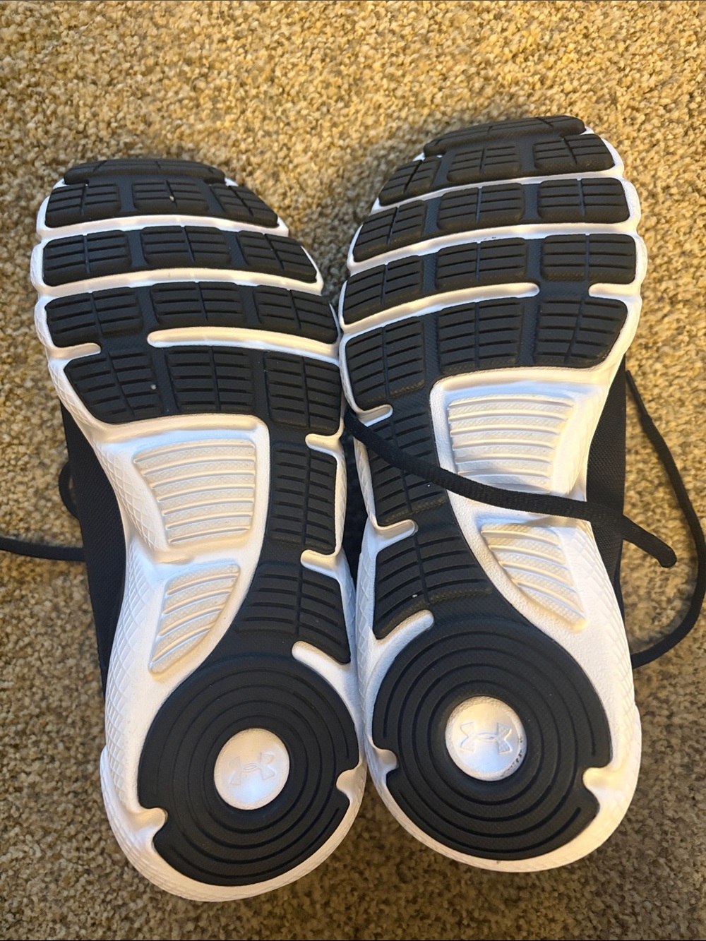 Under Armour Black & White Running Shoes - Picture 7 of 7